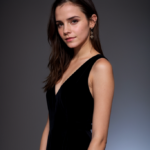 Emma Watson Flaunts her Figure in a Sleek Black Dress: A Stunning Display of Elegance and Confidence