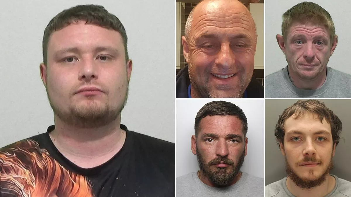 Disgraced faces of shame belonging to Brit rioters who brought terror