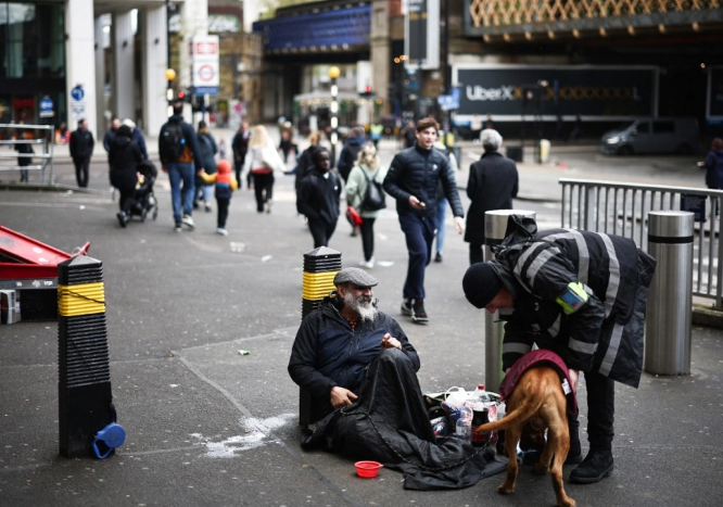 The number of people sleeping on the streets in London has reached unprecedented levels_ml