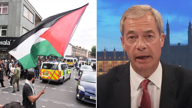 Nigel Farage Furious with Protesters Carrying Middle Eastern Flags: ‘What Does Palestine Have to Do with This?_hieuuk