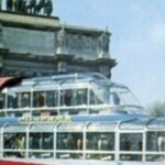 Strange Double-Decker Bus in Paris, 1950s