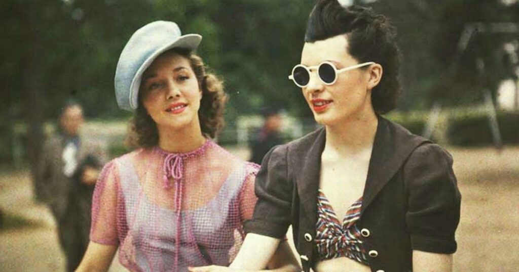 Rare Color Photos of Parisian Women From Between the 1930s and 1940s