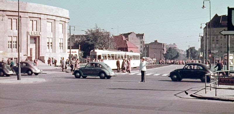 45 Fascinating Color Photos Capture Street Scenes of Berlin in 1954