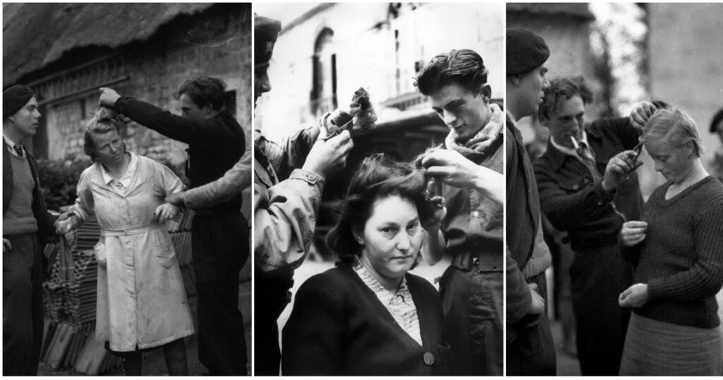 Shocking Photos Show How French Women Were Punished by Having Their Heads Shaved Publicly for Collaborating With Nazis