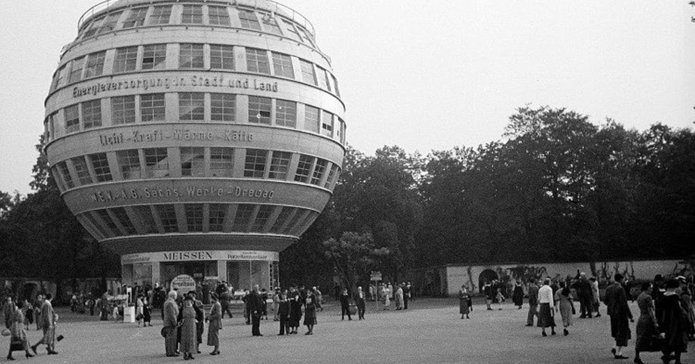 The First Spherical Building in the World: 16 Amazing Photos of the “Ball House” Kugelhaus in Dresden From the Late 1920s