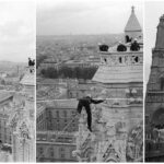 Incredible Photographs Captured Philippe Petit Walking on a Wire Between the Two Towers of Notre-Dame Cathedral in 1971